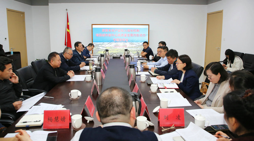 区政协开展“探索未来产业投入增长机制 增强城市副...