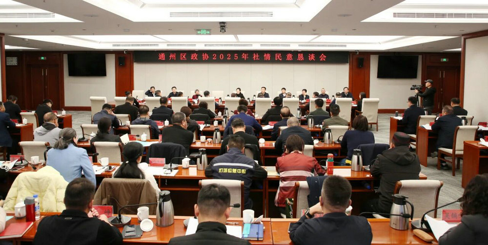 区政协召开2025年社情民意恳谈会为城市副中心发展...
