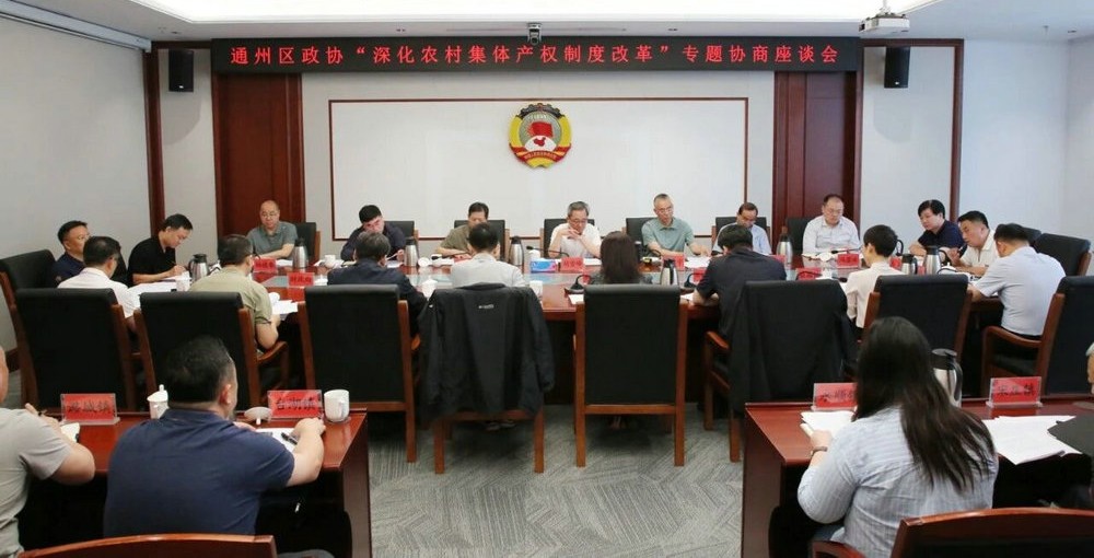 区政协召开“深化农村集体产权制度改革”专题协商...