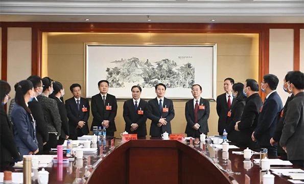 区领导看望人大代表和政协委员