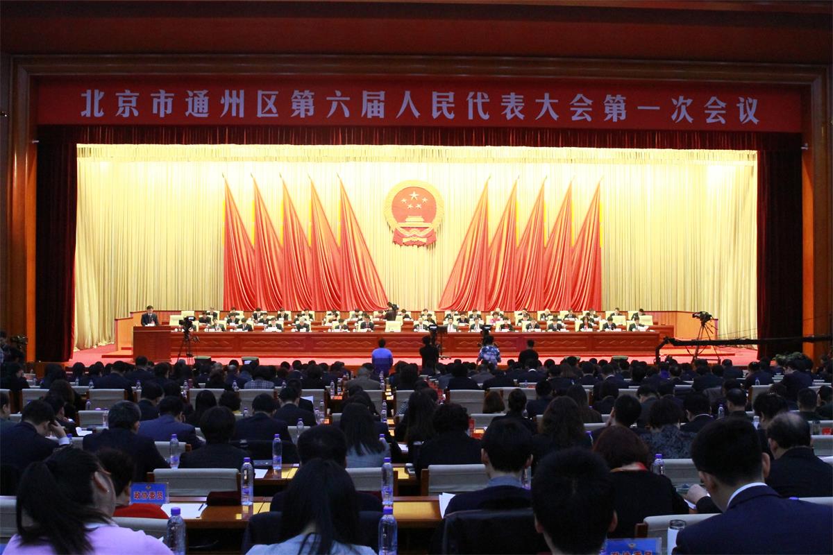 区政协委员列席区人大六届一次会议开幕式